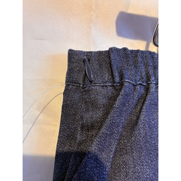 Stanley Blacker Denim Pants 1X Plus Size NWT Cuffed Paisley Hem Cropped Jeans - Picture 2 of 12